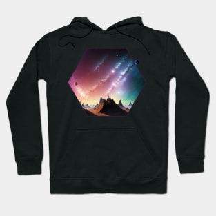Planets in Space - Cosmic Exploration Design Hoodie